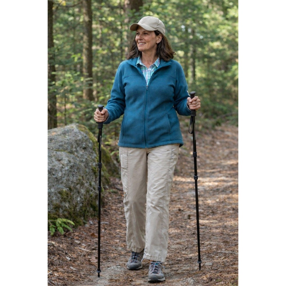 L.L. Bean Twill Cargo Pants Women's 16‎ Petite Beige Khaki Hiking Outdoor